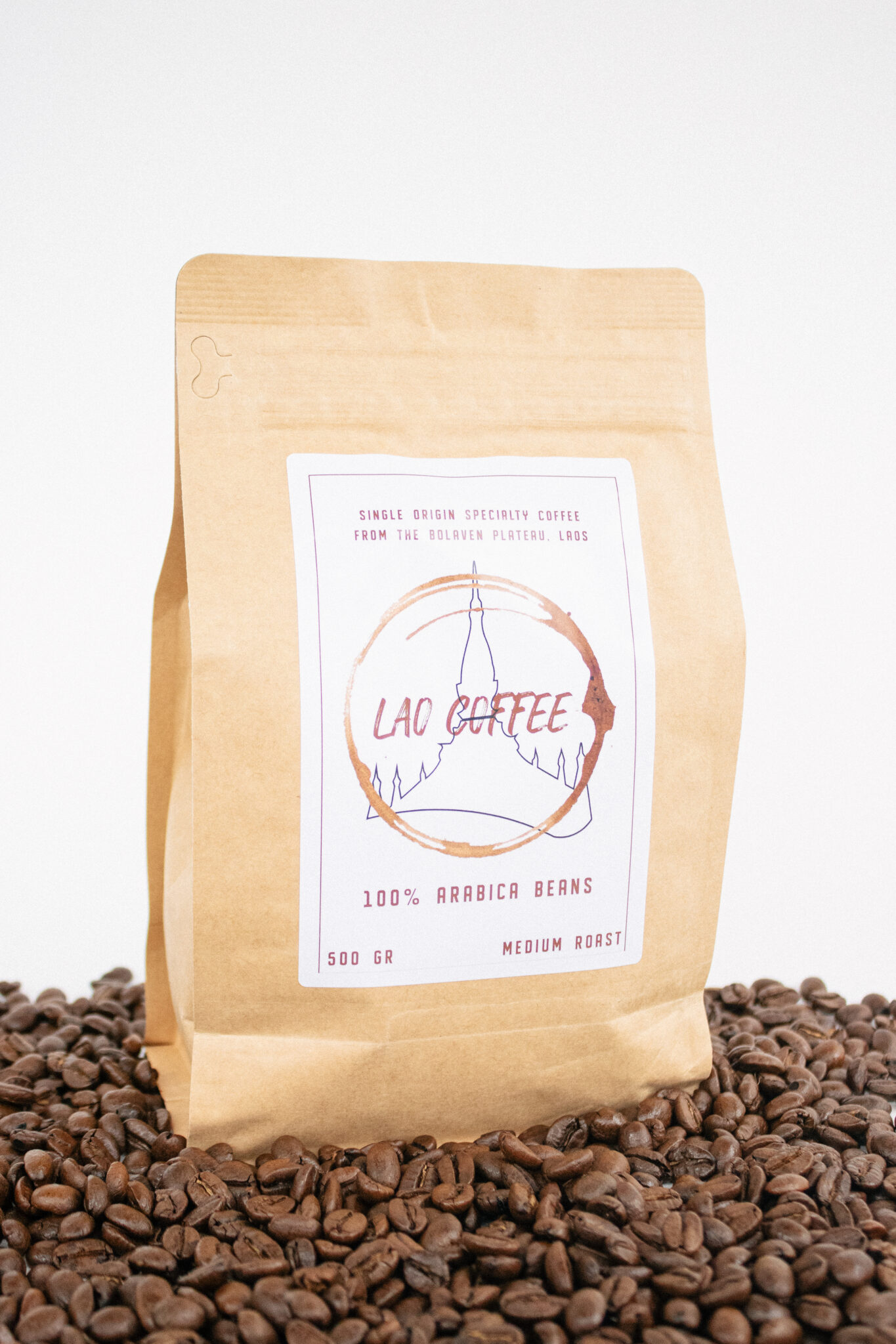 Arabica Medium Roast 500 Lao Coffee